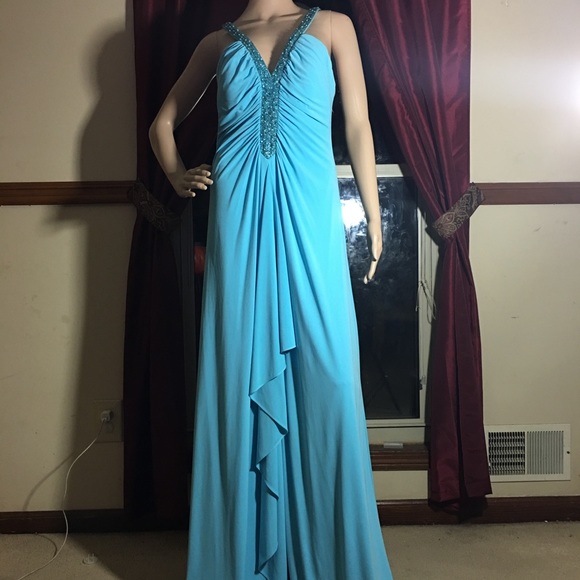 Prom Dress/Evening Gown Baby Blue Torquise - Picture 4 of 8